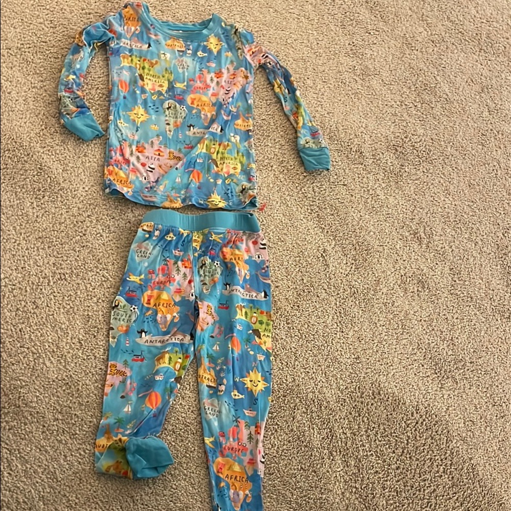 Little Sleepies Colorful Kids Pajama Set
